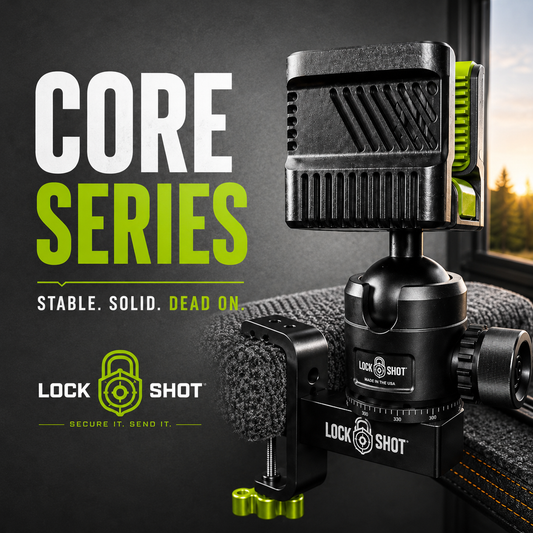 LockShot Core Series compact deer blind shooting rest