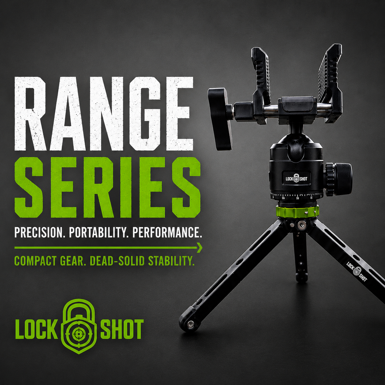 LockShot Range Series - Precision Shooting Rest for Range & Sighting-In