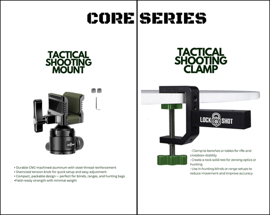Tactical Core Series - Shooting Mount and Clamp