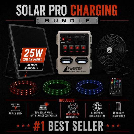 Deer Blind Solar Pro Charging Bundle